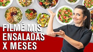 21 ENSALADAS que NO SON lechuga y tomate la BIBLIA de la ensalada  Paulina Tirapostas E00 [upl. by Noscire]