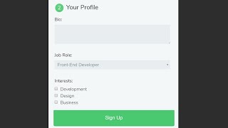 How to Create HTML Registration Form with CSS  Responsive HTML Signup Form Tutorial for Beginners [upl. by Klein]