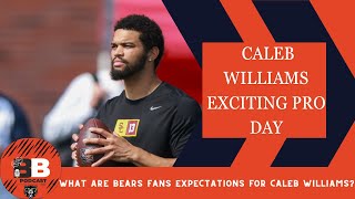 Caleb Williams exciting pro day [upl. by Nanette]