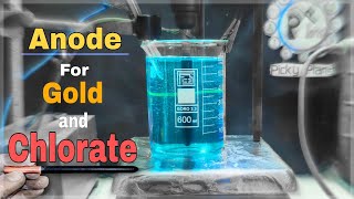 Making a graphite substrate lead dioxide anode l for Chlorate cell amp Gold recovery [upl. by Staffard269]