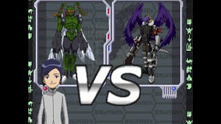 Digimon Rumble Arena Playstation 1 as Stingmon vs Beelzemon Stage 10 [upl. by Margie]