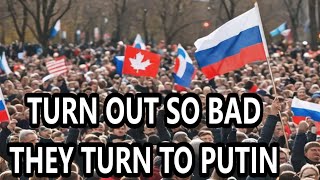 Axe The Tax Convoy Praises Putin As Canada Day Convoy Turn Out Is Embarrassing [upl. by Stokes]