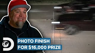 The 405 LOSE 16000 In Photo Finish Race Finale  Street Outlaws [upl. by Nikki598]