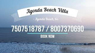 Agonda Beach Villa Beach resort in Agonda Goa [upl. by Cressy]