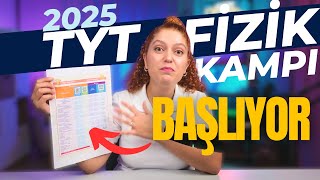 27 GÜNDE TYT FİZİK KAMPI 2025 TYT Fizik Çalışma Programı  0 GÜN [upl. by Stevana]