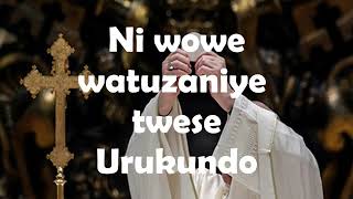 Reka turate ubutwari bwawe Nyagasani by Nyamasheke Choir Lyrics Video [upl. by Boardman212]