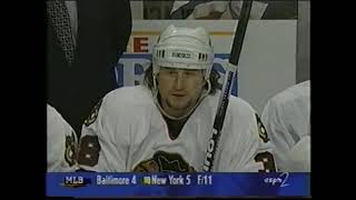 199697 NHL Mighty Ducks Of Anaheim vs Chicago Blackhawks [upl. by Suirtemid]