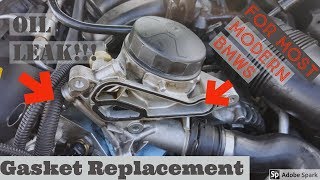 BMW f10 f30 Oil Filter Housing Gasket Replacement [upl. by Zere]