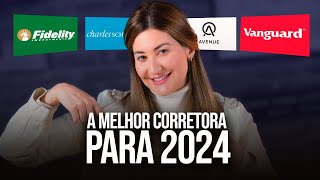 TOP 3 MELHORES CORRETORAS PARA INVESTIR NOS EUA EM 2024 [upl. by Terrena]