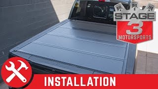 2017 F250 amp F350 BAKFlip G2 Hard Folding Tonneau Cover Install [upl. by Dorene334]