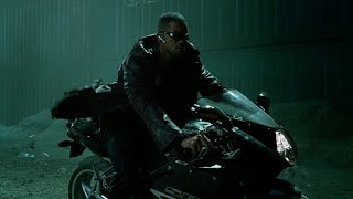 Will Smith in MV Agusta F4SPR 750  I Robot 2004 ☆☆☆☆ [upl. by Nicram]