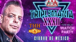 Vampiros Final Match Nic Nemeth Defends  AAA TripleMania XXXII Mexico City Tape Delay Watch Party [upl. by Thurmond]