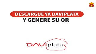 Descargue DaviPlata y genere su Qr  Banco Davivienda [upl. by Ubald]