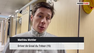 Mathieu Mottier entraîneur et driver de Graal du Trésor 2002 à ParisVincennes [upl. by Saied]