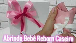 ABRINDO BEBÊ REBORN CASEIRO  SURPRESA REBORN BABY [upl. by Alistair]