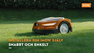 Steg för steg Installation av iMOW robotgräsklippare [upl. by Osswald]