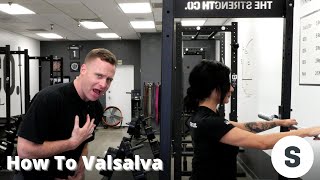 How to Valsalva for the Starting Strength Squat [upl. by Gerbold293]