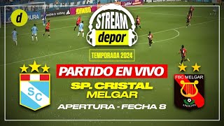 🔴 Sporting Cristal 1  2 Melgar Liga 1 Torneo Apertura  Reacción Goles Comentarios y Reacción [upl. by Bijan725]