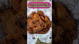 PISANG GORENG VIRAL pisanggoreng pisanggorengkekinian [upl. by Naquin432]