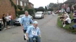 Wheelbarrow race Great Glen Leics 13811 [upl. by Dianthe]