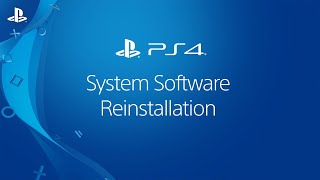 Reinstalling System Software  PS4 [upl. by Johnathan]