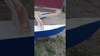 Progress video on my catamaran build catamaran diy boatbuilding [upl. by Yeslah53]