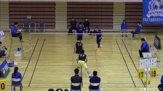 奈良岡 功大／武藤 映樹（浪岡・青森）vs 中島 巧／杉本 一樹（瓊浦・長崎）【高校選抜バド2019】BD準決勝 [upl. by Feeley]