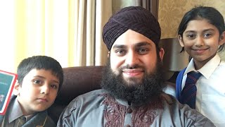 Hafiz Ahmed Raza Qadri  Live with British Kids  Ibrahim amp Zainab from London  Jummah Kareem [upl. by Kendry]