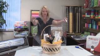 Premier Packaging  How to Make a Gift Basket [upl. by Beller495]