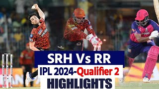 Highlight Hyderabad vs Rajasthan Full Match Highlights SRH vs RR IPL Qualifier 2 Highlights [upl. by Cherri60]