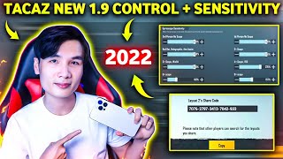 2022 TACAZ Sensitivity amp Tacaz New Control code PubgBgmi  Tacaz sensitivity code New 19 pubg [upl. by Mella507]