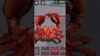 Luring crab boss combo roblox music [upl. by Dido552]