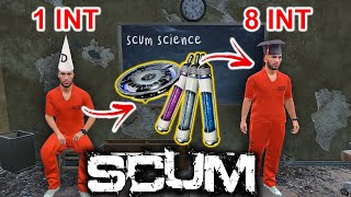 SCUM 09  SCIENCE  How to upgrade your Intelligence and how it affects your skills [upl. by Alessig]