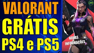 VALORANT NO PS4 E PS5 GRÁTIS PODE ESTAR CHEGANDO EM BREVE [upl. by Gillie]