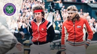 Bjorn Borg v John McEnroe Wimbledon Final 1980 Extended Highlights [upl. by Conall]