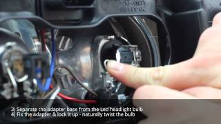 H7 amp H1  Lunex LED Headlight Bulbs installation  LC PHILIPS  Halogen Replacement [upl. by Eecyak752]