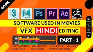 कौन कौन से Softwares Use होते है VFX or Editing hollywood bollywood CreatingForIndia [upl. by Lenod]