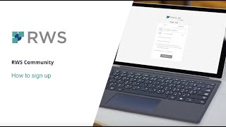 How to sign up to the RWS Community [upl. by Fedora]