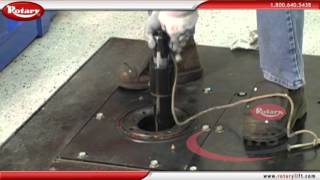 Rotary Lift SmartLift Trio  Changing Hydraulic Cylinder [upl. by Melonie368]