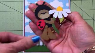 quotLADY BUG HUGS AND DAISY KISSESquot MOTHERS DAY CARD [upl. by Aliber]