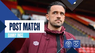 quotIts Really Disappointingquot  Danny Ings Post Match Reaction  Sheffield United 22 West Ham [upl. by Ynnep]