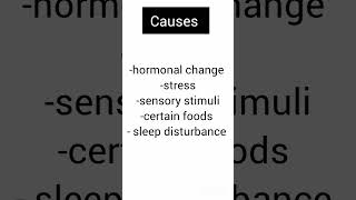 Migraine causes symptomsmedicalknowledge viralshort [upl. by Barta334]