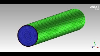 How to create structured HEXAHEDRAL MESHING using ICEM CFD for a PIPE GEOMETRY or CIRCULAR CYLINDER [upl. by Heath]