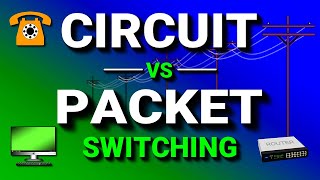 Circuit Switching vs Packet Switching [upl. by Brozak483]