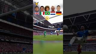 Walker vs Florenzi vs Luiz vs De Ligt vs Sule  Goal Line challenge shorts footballronaldo messi [upl. by Dickens387]