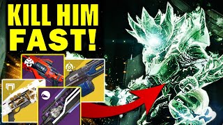 Best Weapons to KILL CROTA FAST  Crotas End Raid  Destiny 2 [upl. by Balliett862]