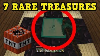 Minecraft Xbox  PE  7 RARE TREASURES In Woodland Mansions [upl. by Joappa]