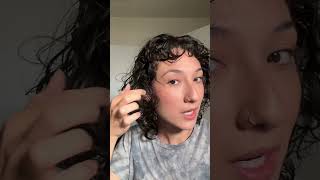 Olaplex no 7 hair oil in my curly hair routine ✨ hairtok hairroutine curlyhair curls [upl. by Jerol]