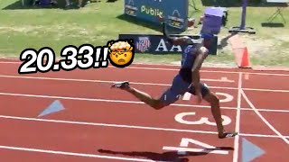 16YearOld Drops 2033 200m National Record [upl. by Yahsat]