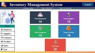 1 Inventory Management System with Python Tkinter amp MySQL Create an Admin Dashboard from Scratch [upl. by Oberon]